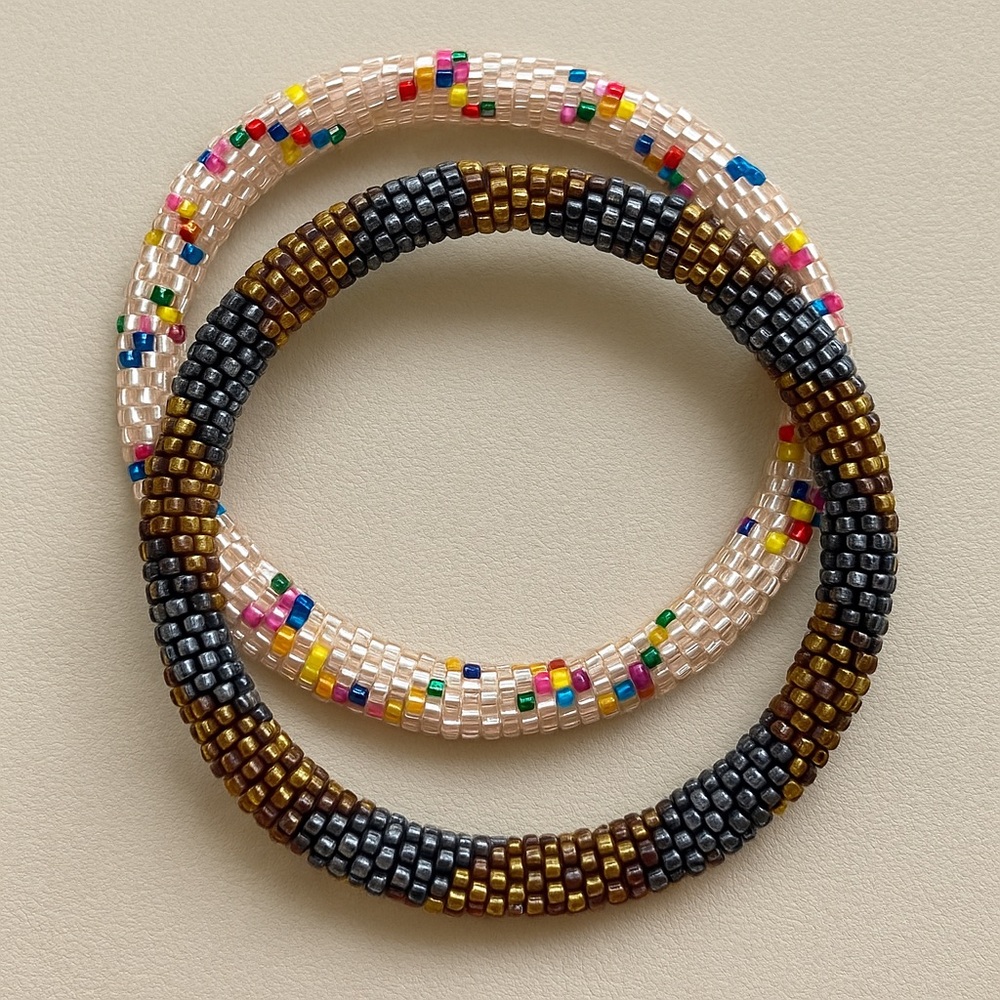 SASHKA CO. | Roll On Beaded Bracelet Set of 2 y